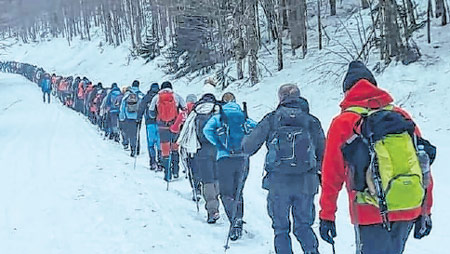 Više od 200 planinara na usponu na Bjelolasicu