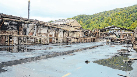 Oporavak nakon velikog požara u mrkopaljskoj pilani ide po planu